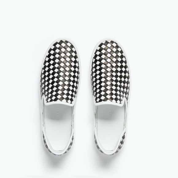 Freda Salvador Shoes - Freda Salvador Eddy D’Orsay  Checkered Slip-Ons Sneaker Flats Size 6